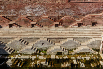 Sticker - Toor ji ka Baori step well in Jodhpur. India