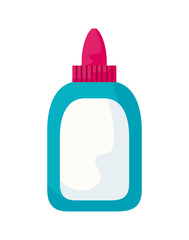 Wall Mural - glue bottle school supply isolated icon