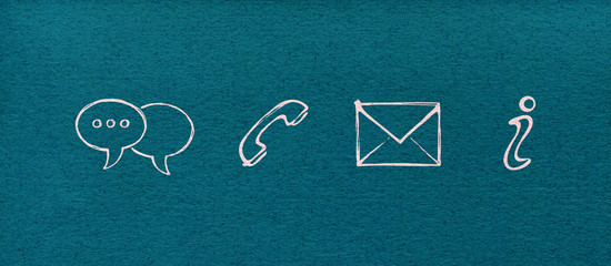 Contact Us. Web page on a website.