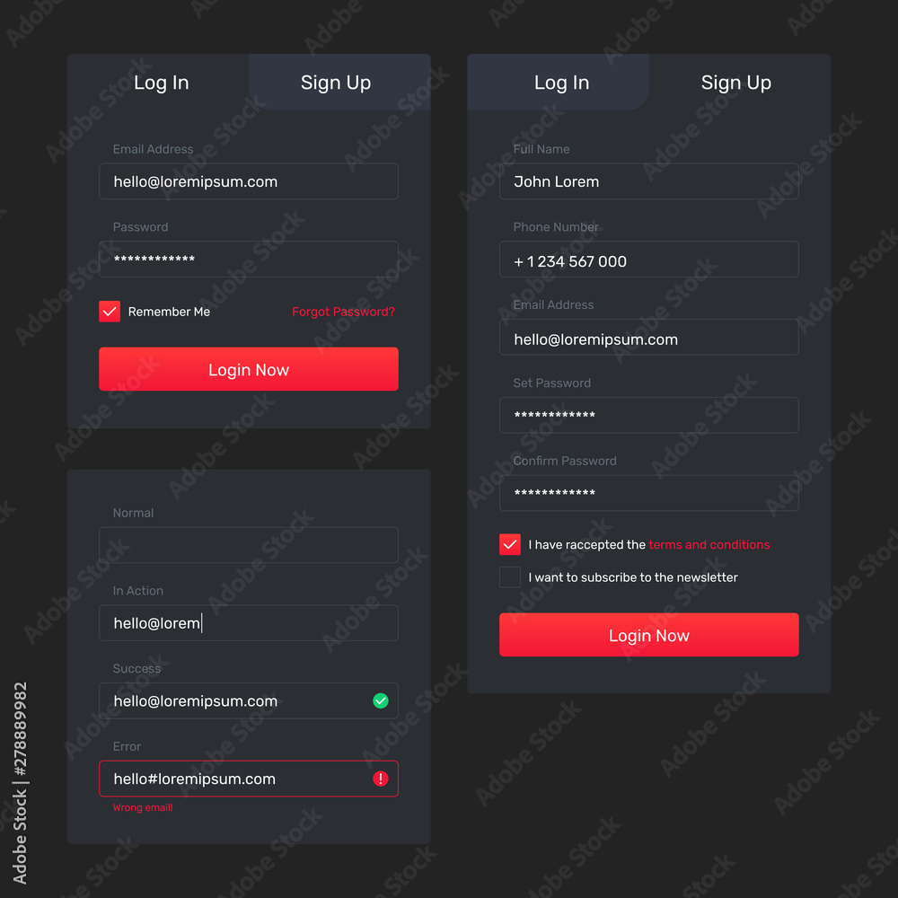 Dark web login