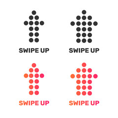 Wall Mural - swipe up buttons.