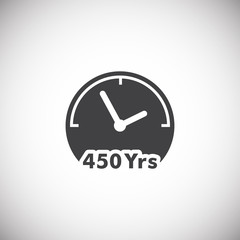 Poster - Plastic related icon on background for graphic and web design. Simple illustration. Internet concept symbol for website button or mobile app.