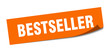 bestseller sticker. bestseller square isolated sign. bestseller