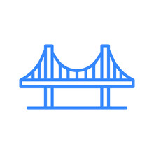 Golden Gate USA Bridge Icon