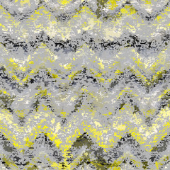 Poster - Vector image with imitation of grunge datamoshing texture.