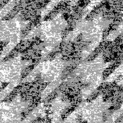 Aufkleber - Vector image with imitation of grunge datamoshing texture.