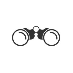 Poster - Binoculars icon template color editable. Binoculars symbol vector sign isolated on white background. Simple logo vector illustration for graphic and web design.