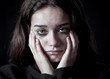 © SB Arts Media - Portrait of young sad frightened girl suffering from bullying, c