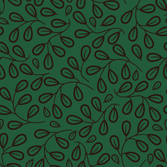 Wall Mural - Leaf Seamless Pattern