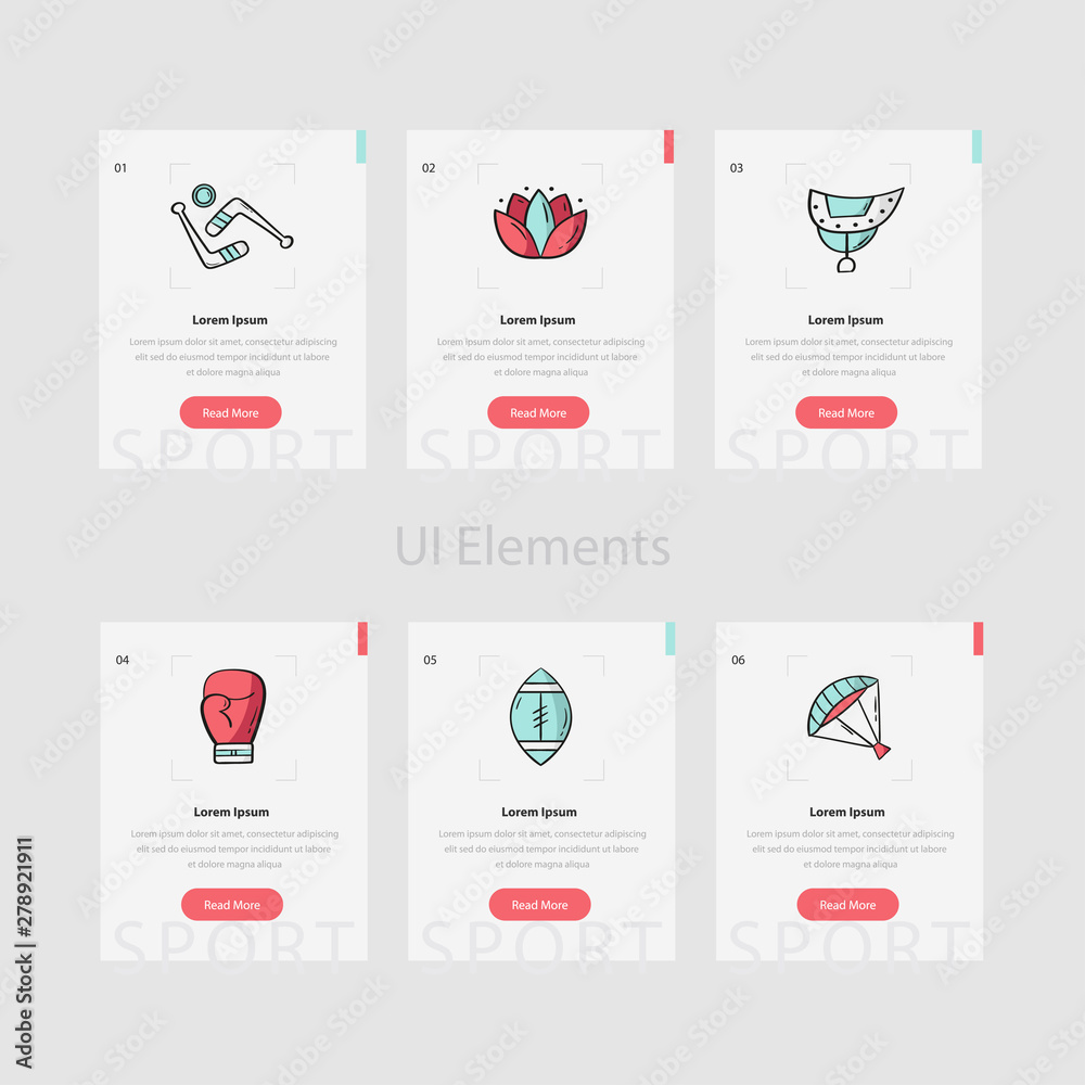 Card With Icon Ui Design