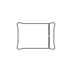 Poster - Pillow icon template color editable. Pillow symbol vector sign isolated on white background. Simple logo vector illustration for graphic and web design.