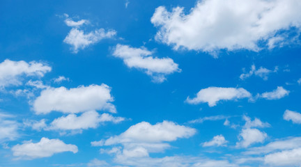 Blue sky with cloud background