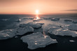 Arctic sunset. 