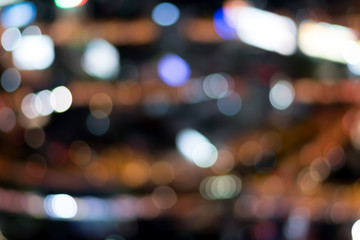 Wall Mural - defocused bokeh light for background