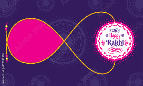 Fotografía Happy raksha bandhan festival concept banner design