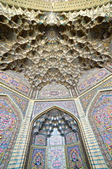 Nasir-ol-molk Mosque or Pink Mosque, Shiraz, Fars Province, Iran, June 24, 2019