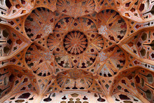 Detail Of The Roof Of The Music Hall, Ali Qapu Palace, Isfahan, Iran