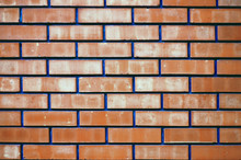 Brick Wall Red White Texture Structure Background