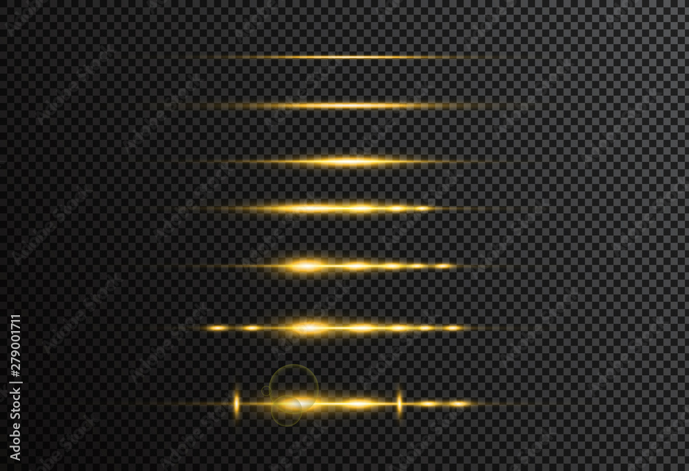 Abstract lines with glow light effect. Glow special light effect ...