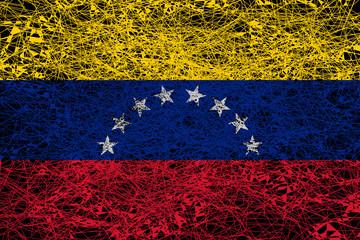 Wall Mural - Flag of Venezuela.