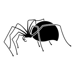 Poster - Spinner spider icon. Simple illustration of spinner spider vector icon for web design isolated on white background