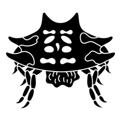 Poster - Horror spider icon. Simple illustration of horror spider vector icon for web design isolated on white background