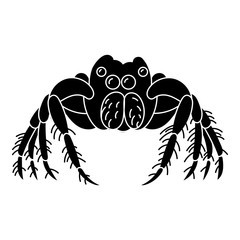 Poster - Widow spider icon. Simple illustration of widow spider vector icon for web design isolated on white background