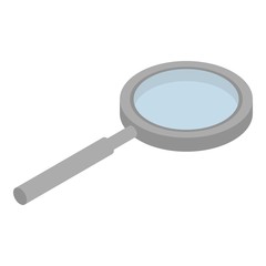 Poster - Magnify glass icon. Isometric of magnify glass vector icon for web design isolated on white background