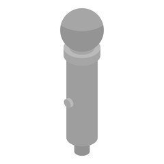 Poster - Microphone icon. Isometric of microphone vector icon for web design isolated on white background
