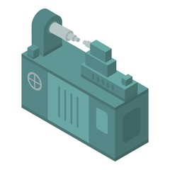 Poster - Machine-tool icon. Isometric of machine-tool vector icon for web design isolated on white background