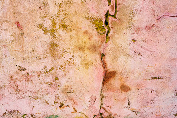 Texture of a concrete wall with cracks and scratches which can be used as a background