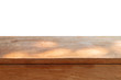 © 1987 Studio - Empty wooden table top isolated on white background