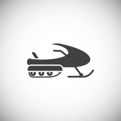 Poster - Moto related icon on background for graphic and web design. Simple illustration. Internet concept symbol for website button or mobile app.