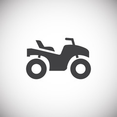 Poster - Moto related icon on background for graphic and web design. Simple illustration. Internet concept symbol for website button or mobile app.