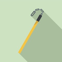 Poster - Fiberglass stick icon. Flat illustration of fiberglass stick vector icon for web design