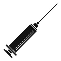 Poster - Syringe icon. Simple illustration of syringe vector icon for web design isolated on white background