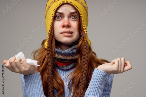 Cuadros en Lienzo portrait of a woman in sweater
