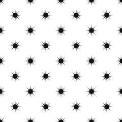Poster - Sun pattern seamless vector repeat geometric for any web design