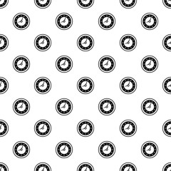 Poster - Clock pattern seamless vector repeat geometric for any web design