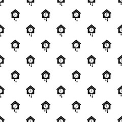 Poster - Clock creative pattern seamless vector repeat geometric for any web design