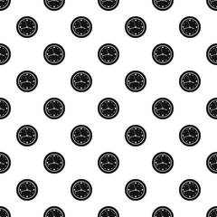Poster - Clock design pattern seamless vector repeat geometric for any web design