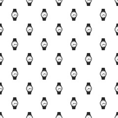 Poster - Wristwatch man pattern seamless vector repeat geometric for any web design