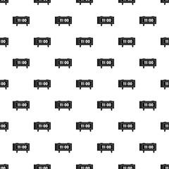 Poster - Alarm clock retro pattern seamless vector repeat geometric for any web design