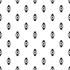 Poster - Wristwatch businessman pattern seamless vector repeat geometric for any web design