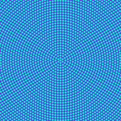 Poster - Circle pattern background design - abstract blue vector graphic