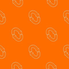Wall Mural - Refresh pattern vector orange for any web design best