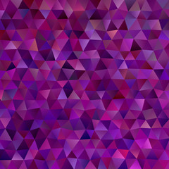 Poster - Gradient retro low poly triangle background template design