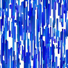 Poster - Blue trendy gradient background with vertical rounded stripe pattern - vector graphic