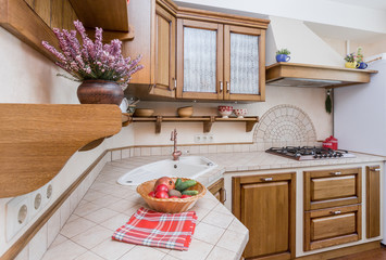 Kitchen interior in provence style