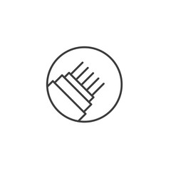 Poster - Fiber optic cable icon template color editable. Optical fiber symbol vector sign isolated on white background. Simple logo vector illustration for graphic and web design.